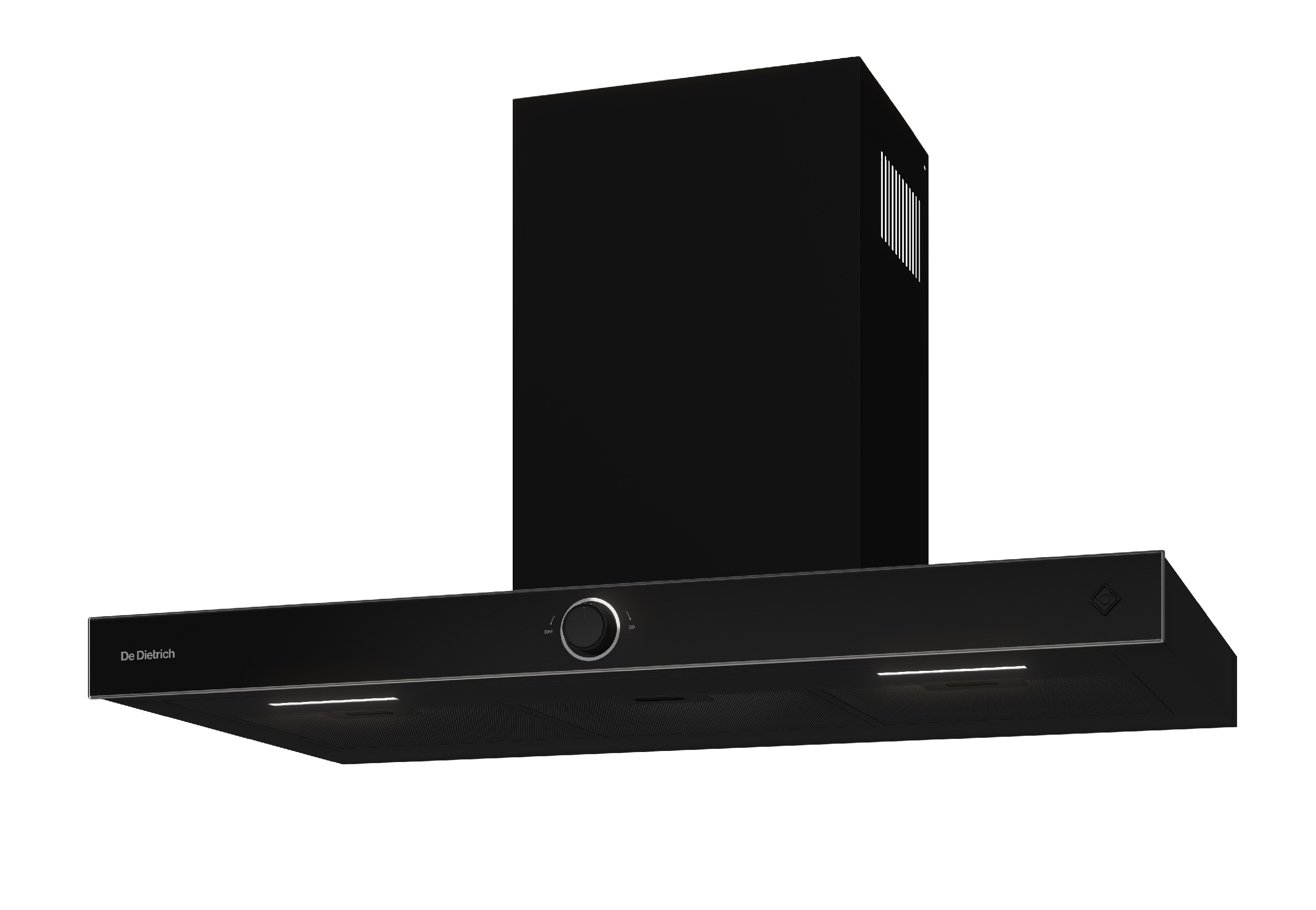 Barevné provedení Infinite Black odsavače par De Dietrich DHB4934B